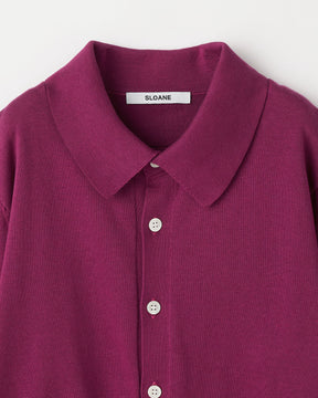 14G天竺 コットン 襟付きカーディガン　SL10S-1110