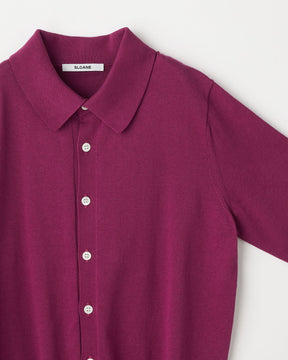 14G天竺 コットン 襟付きカーディガン　SL10S-1110