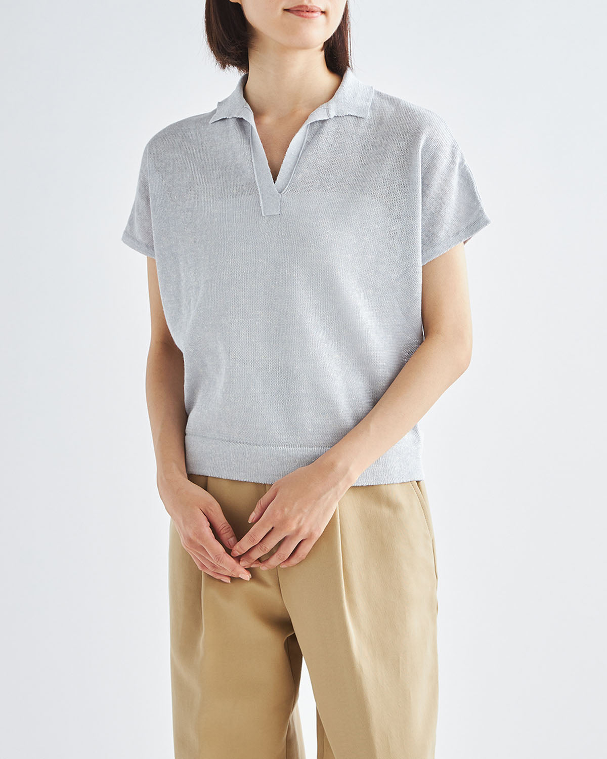 ライトグレー　H166cm　着用サイズ：1