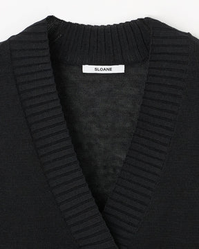 10G天竺 リネン×ポリエステル Vネックベスト　SL10S-1115