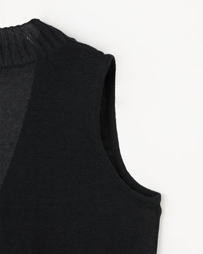 10G天竺 リネン×ポリエステル Vネックベスト　SL10S-1115