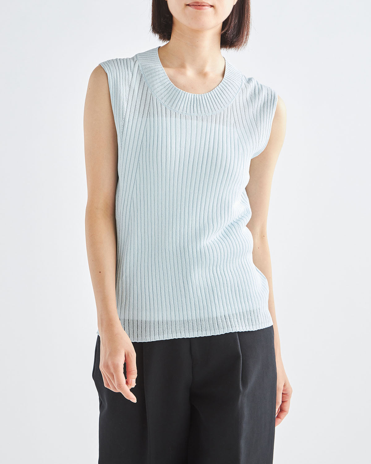 ライトブルー　H166cm　着用サイズ：2