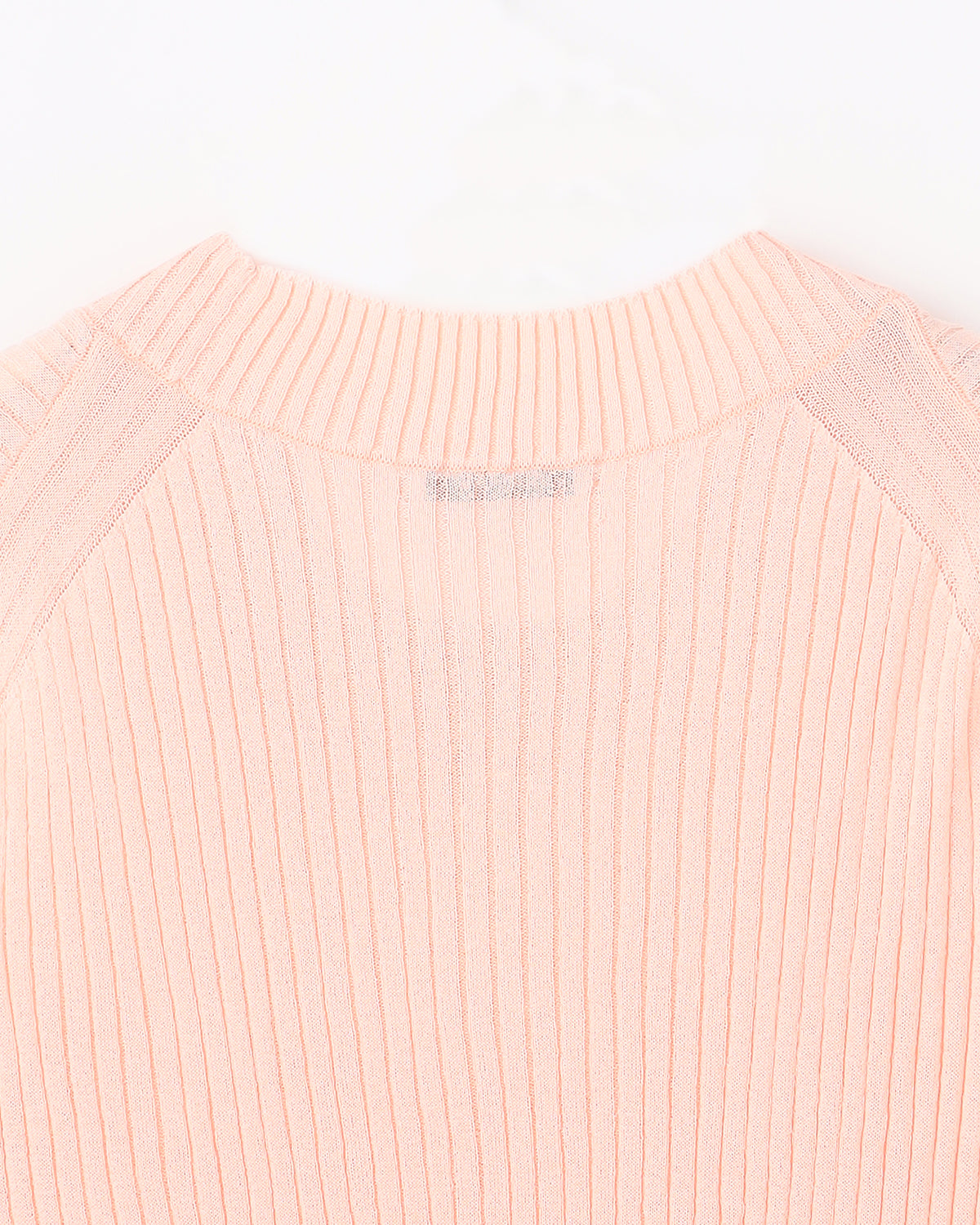 14Gワイドリブ 和紙×ポリエステル ノースリーブ　Uネック　SL10S-1116