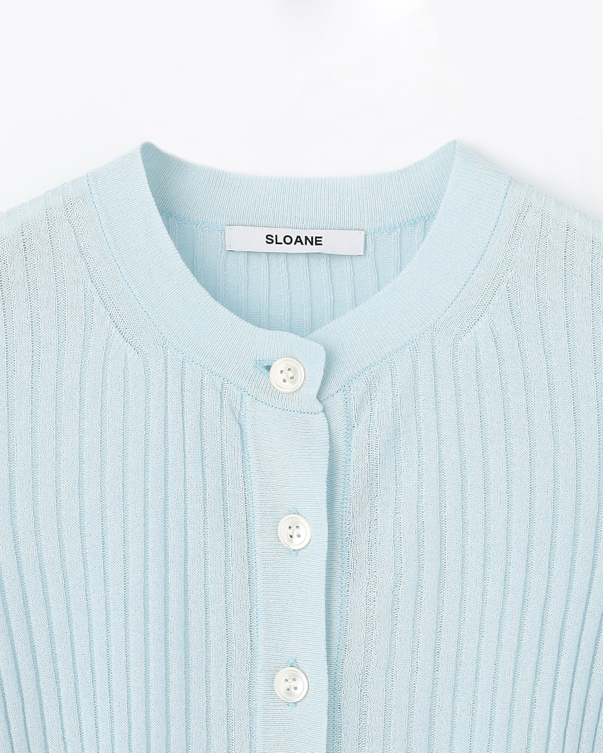 14Gワイドリブ 和紙×ポリエステル  ７分袖クルーネックカーディガン　SL10S-1117　