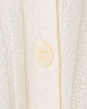 14Gワイドリブ 和紙×ポリエステル ショート丈Vネックカーディガン　SL10S-1118