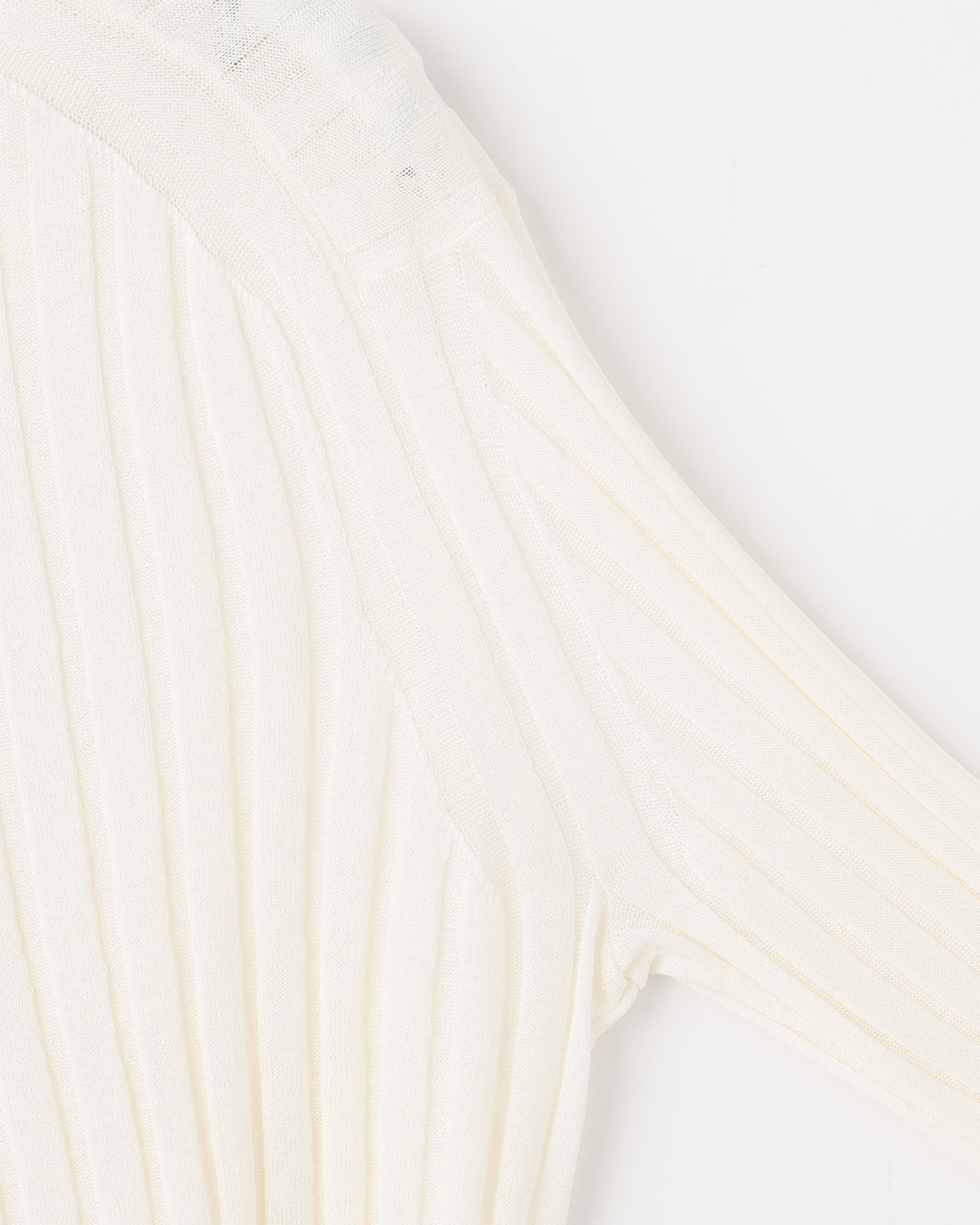 14Gワイドリブ 和紙×ポリエステル ショート丈Vネックカーディガン　SL10S-1118