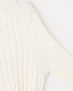 14Gワイドリブ 和紙×ポリエステル ショート丈Vネックカーディガン　SL10S-1118