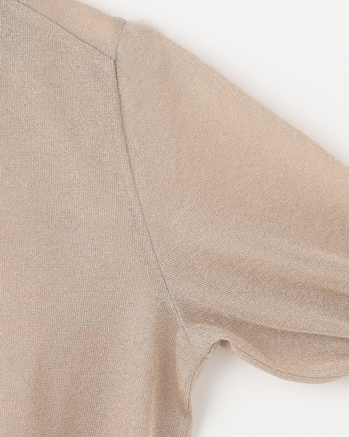 12G二重臼天竺 ラメシアー半袖ポロ　SL10S-1124