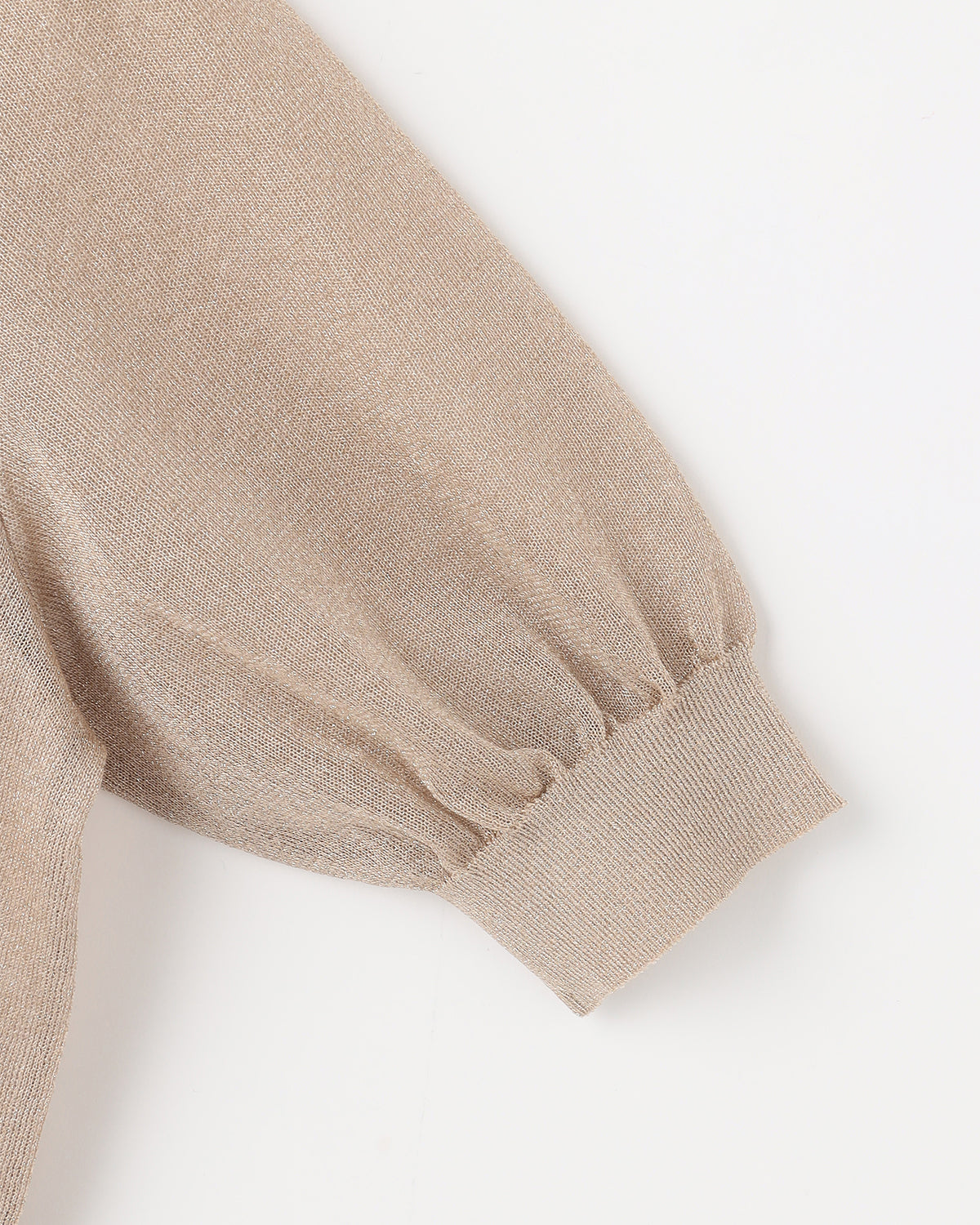 12G二重臼天竺 ラメシアー半袖ポロ　SL10S-1124