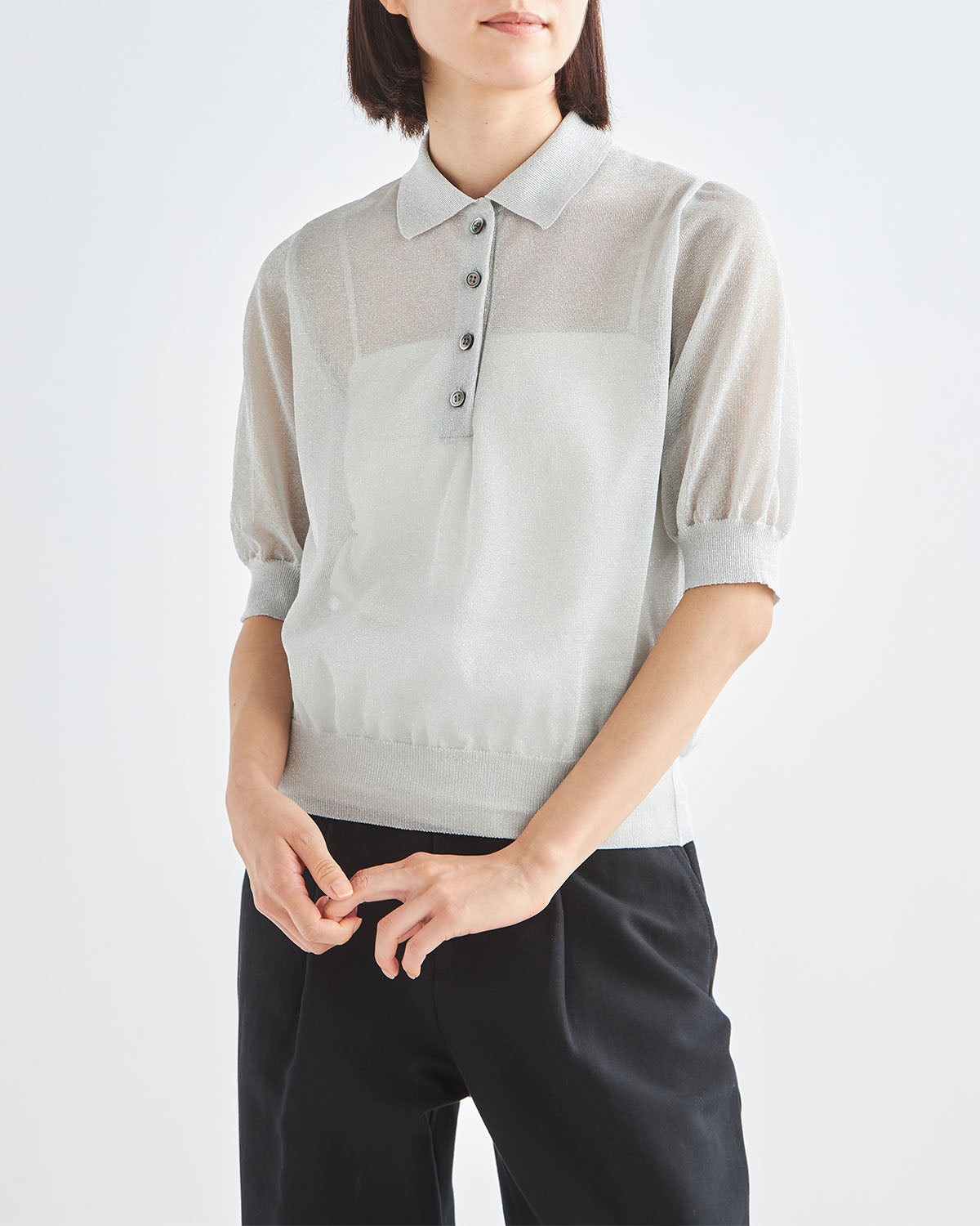 ライトグレー　H166cm　着用サイズ：2