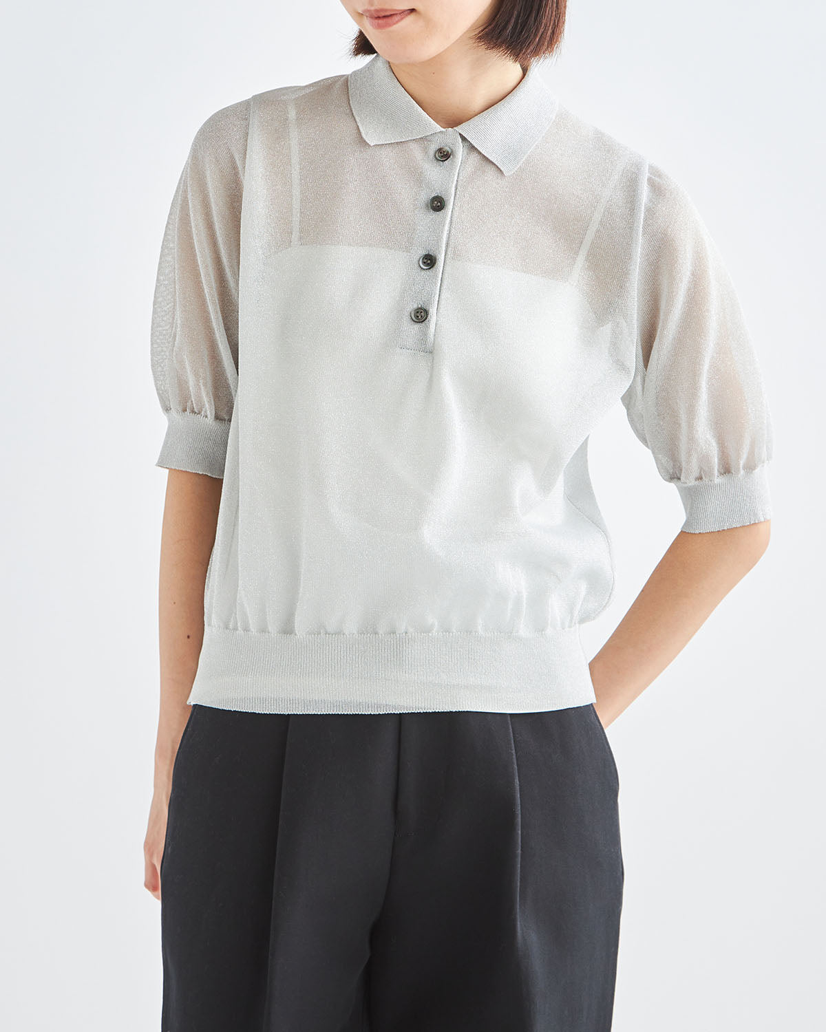 ライトグレー　H166cm　着用サイズ：2