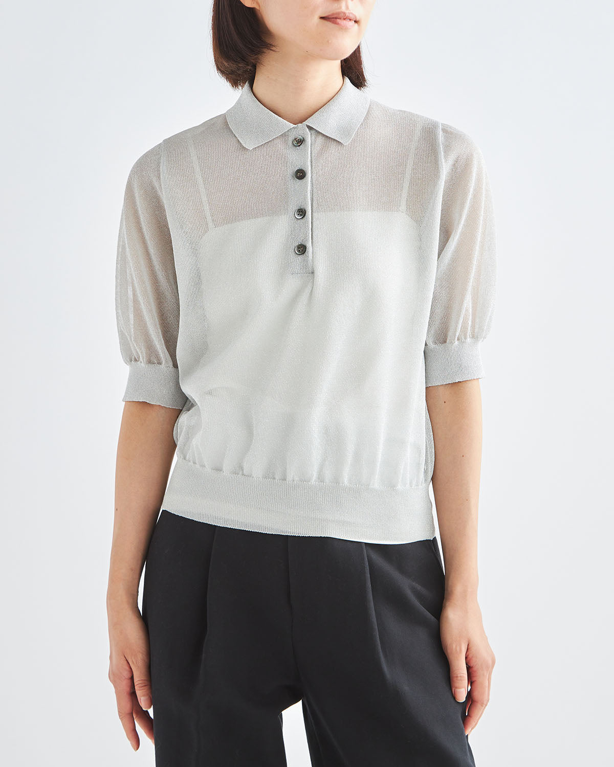 ライトグレー　H166cm　着用サイズ：2