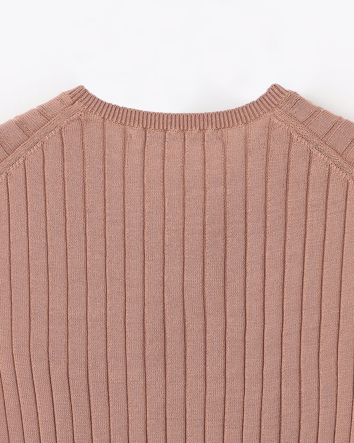 12Gワイドリブ コットン×ポリエステル ノースリーブクルーネック　SL10S-1160