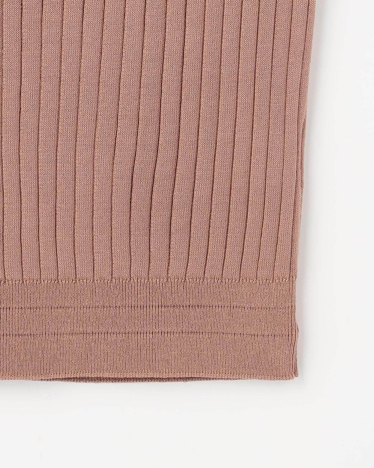 12Gワイドリブ コットン×ポリエステル ノースリーブクルーネック　SL10S-1160