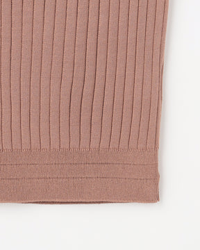 12Gワイドリブ コットン×ポリエステル ノースリーブクルーネック　SL10S-1160