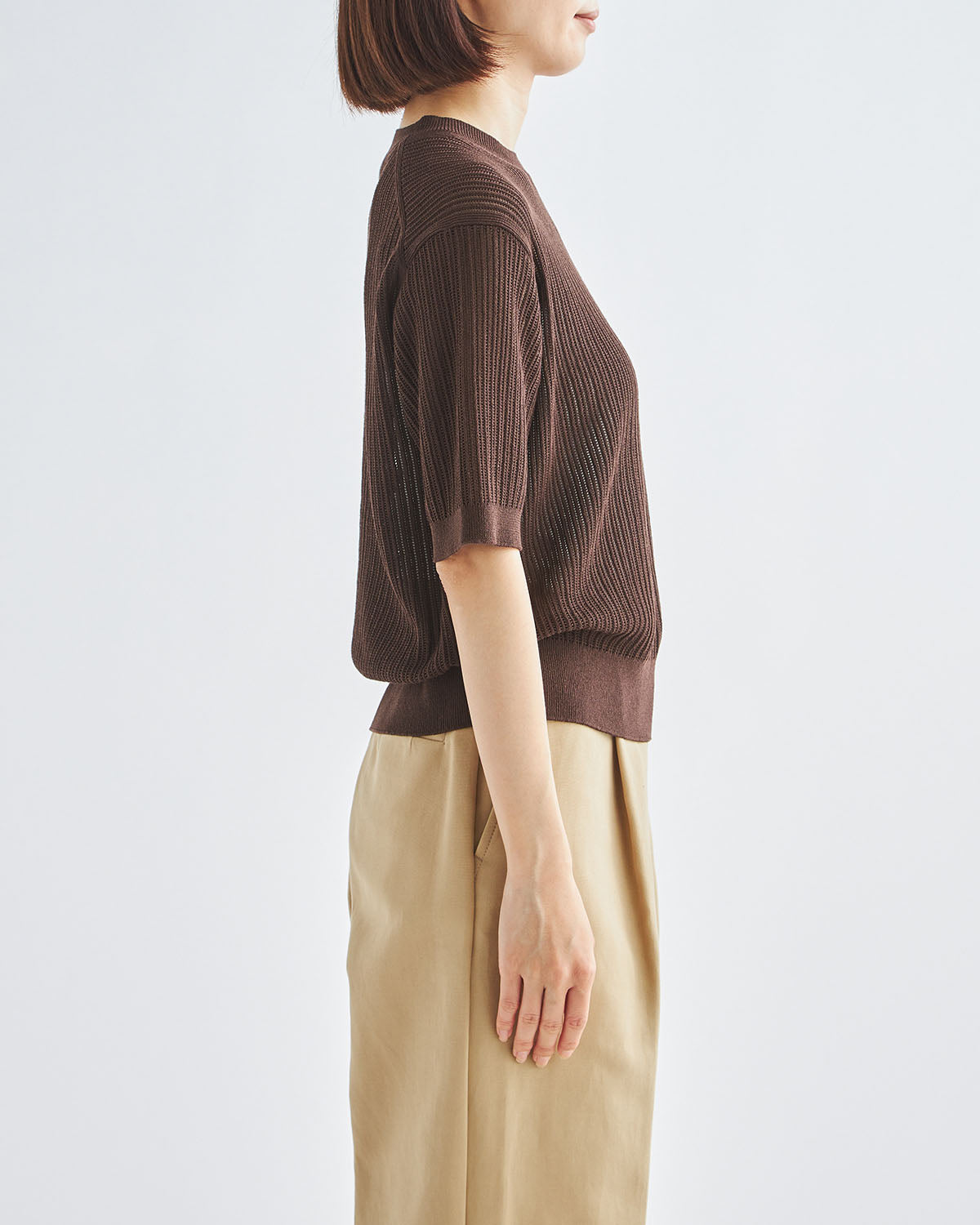 ブラウン　H166cm　着用サイズ：2