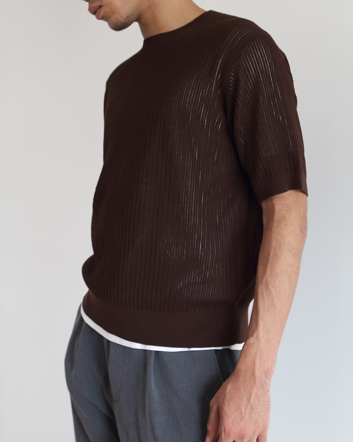 ブラウン　H178cm　着用サイズ：5