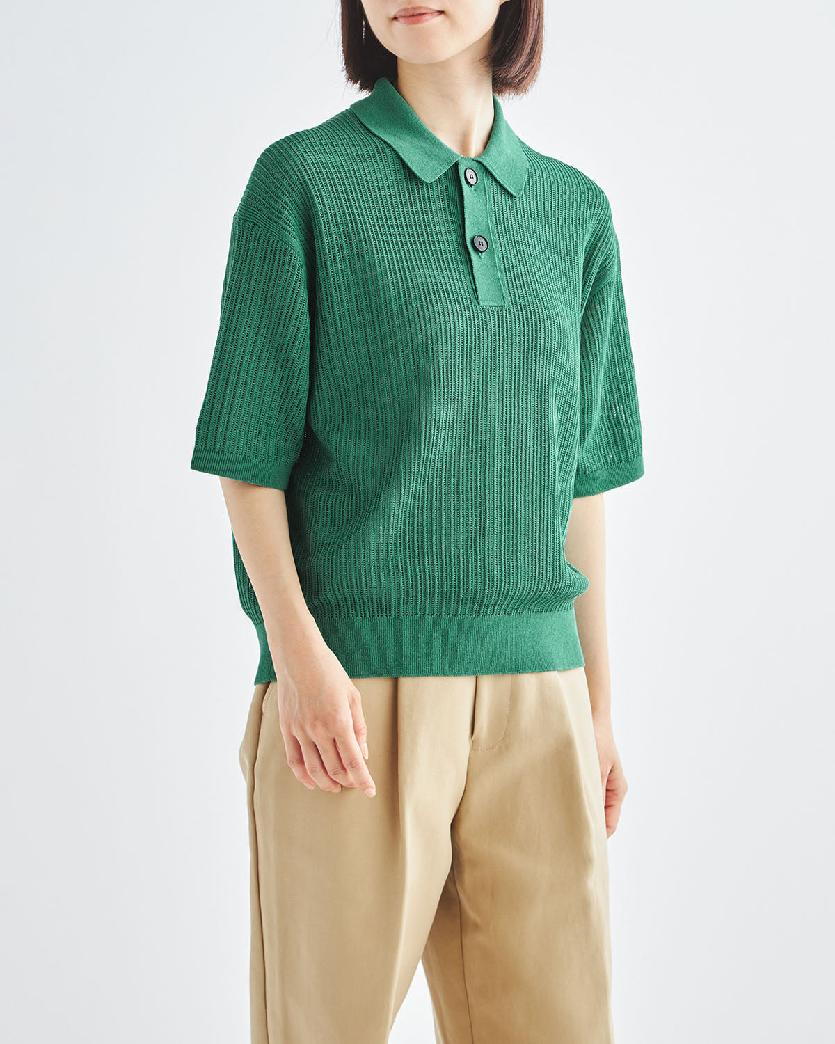 グリーン　H166cm　着用サイズ：2