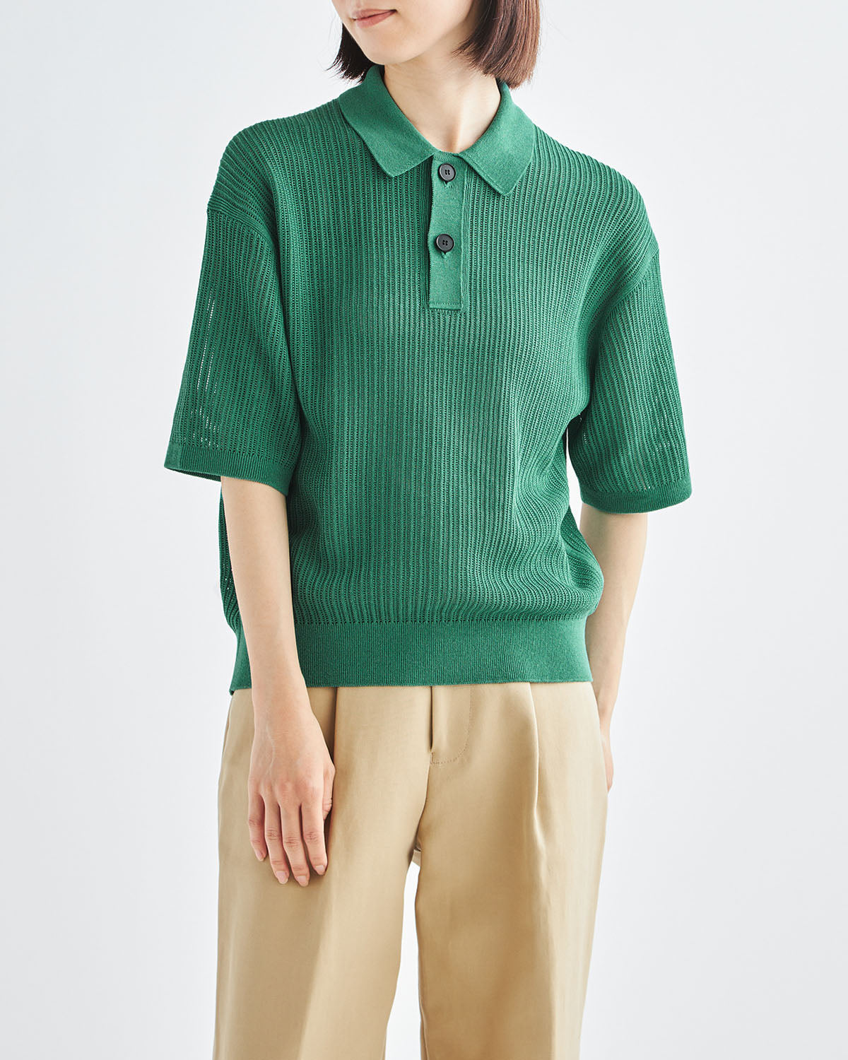 グリーン　H166cm　着用サイズ：2