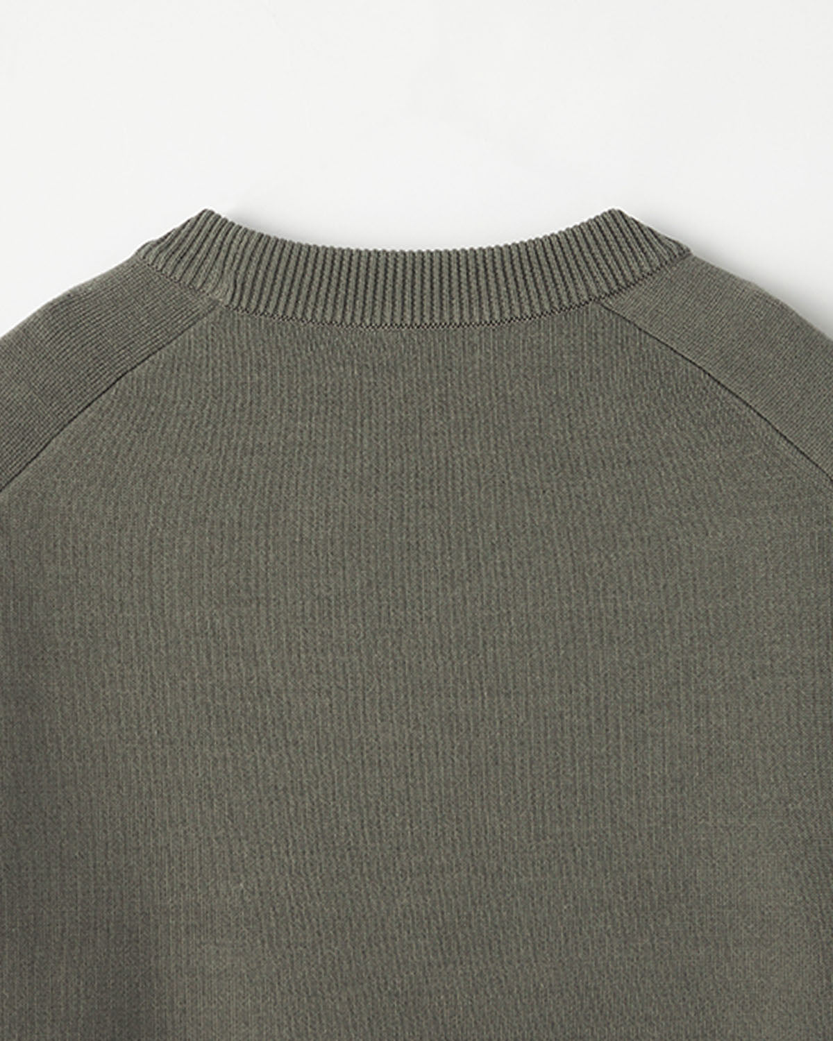 12G天竺 ダブルフェイス  セミラグランスリーブクルーネック　SL10S-1170