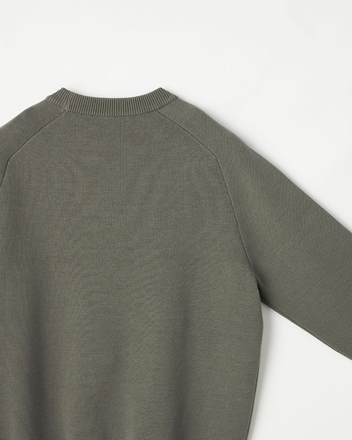 12G天竺 ダブルフェイス  セミラグランスリーブクルーネック　SL10S-1170