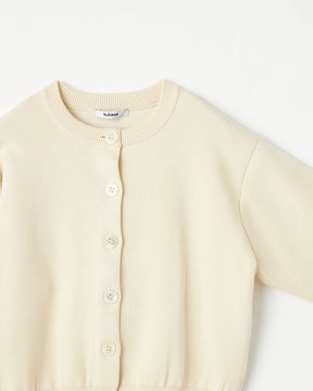 12G天竺 ダブルフェイス クルーネック カーディガン　SL10S-1171