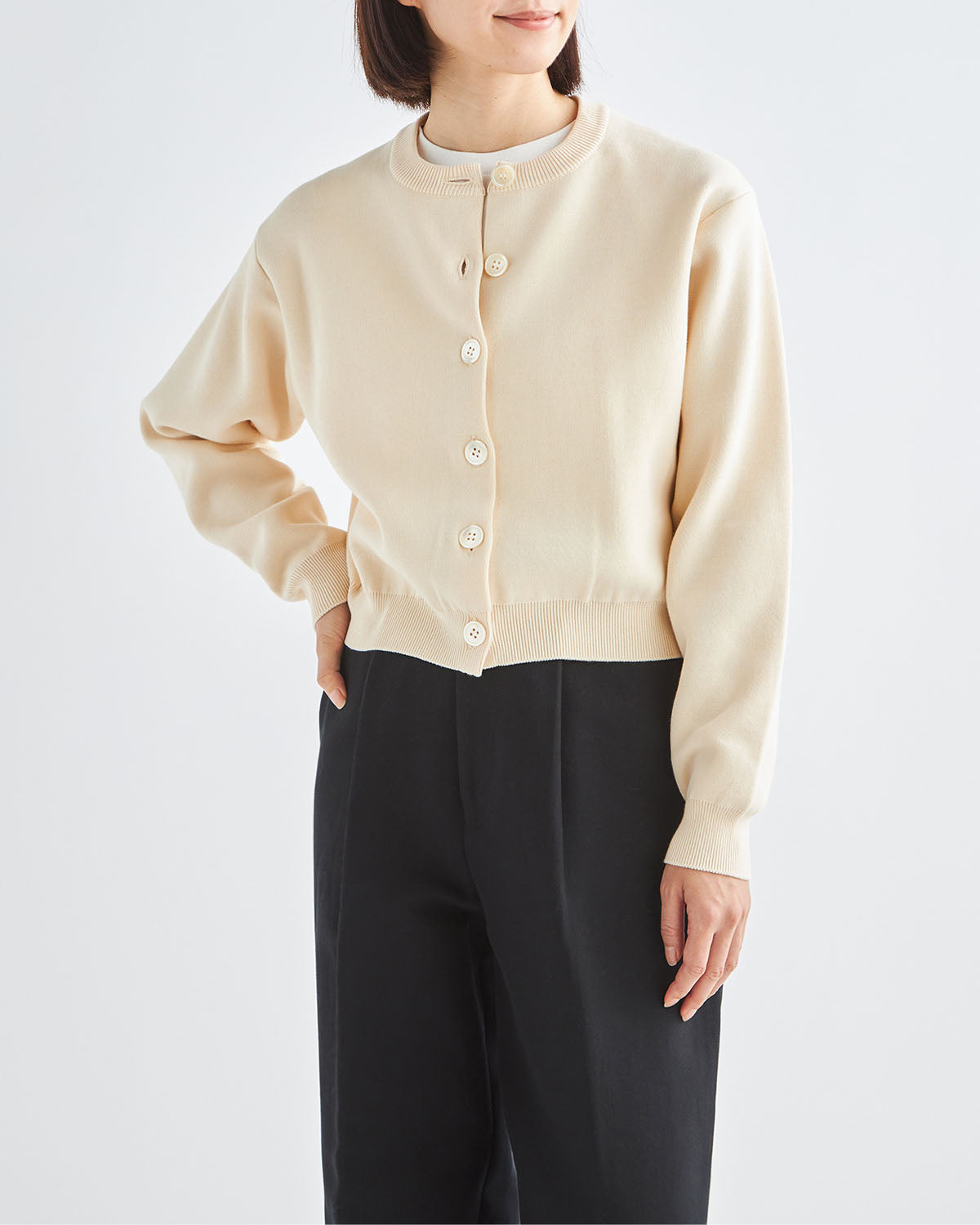 アイボリー　H166cm　着用サイズ：2