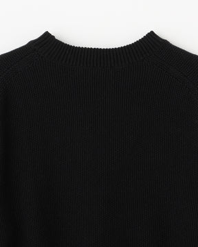 7Gリンクス鹿の子編み コットン クルーネック　SL10S-1173