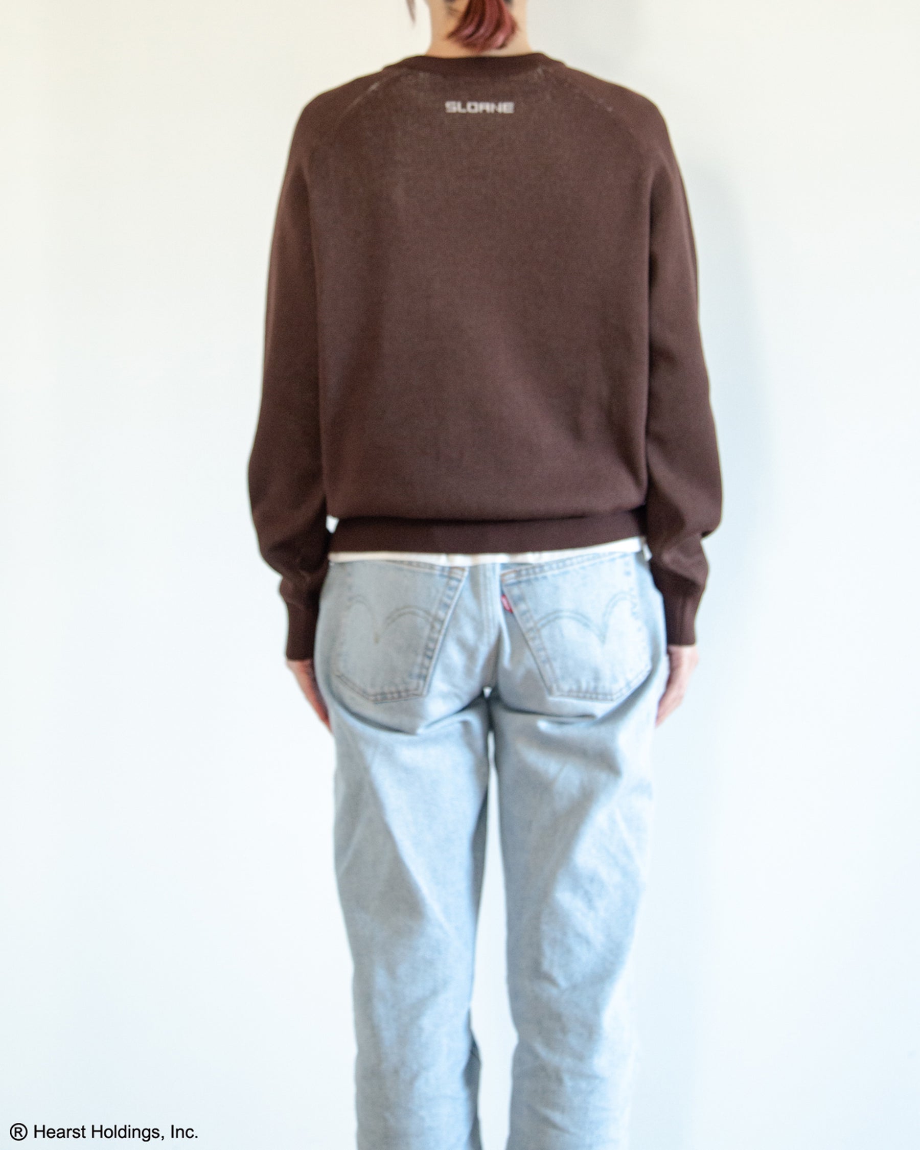 12G ダブルジャカード 　クルーネック ＜POPEYE＞　SL10S-1184