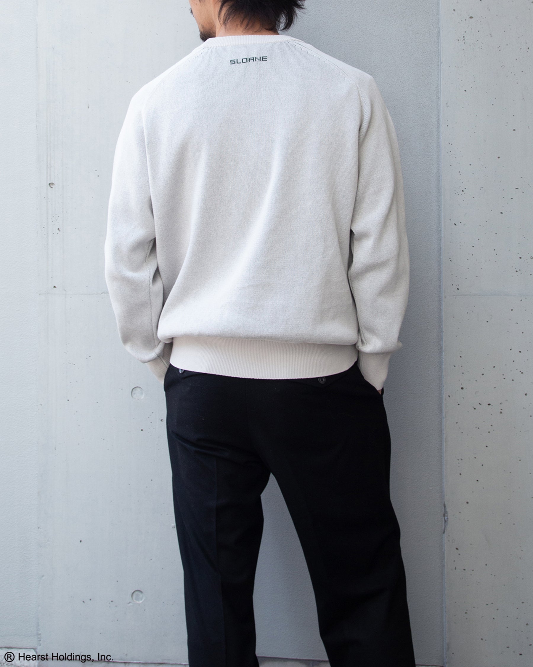 12G ダブルジャカード 　クルーネック ＜POPEYE＞　SL10S-1184