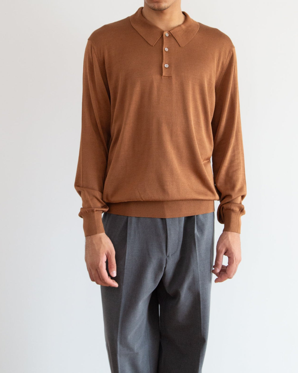 ブラウン　H178cm　着用サイズ：5