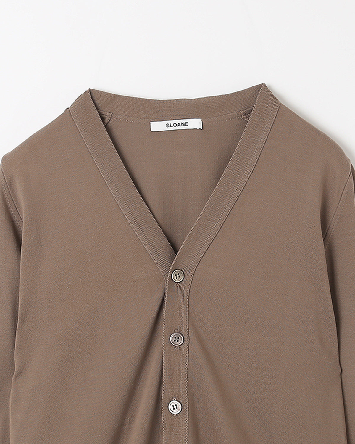 30G天竺コットン　Vネックカーディガン　SL10S-1200