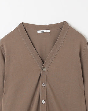 30G天竺コットン　Vネックカーディガン　SL10S-1200