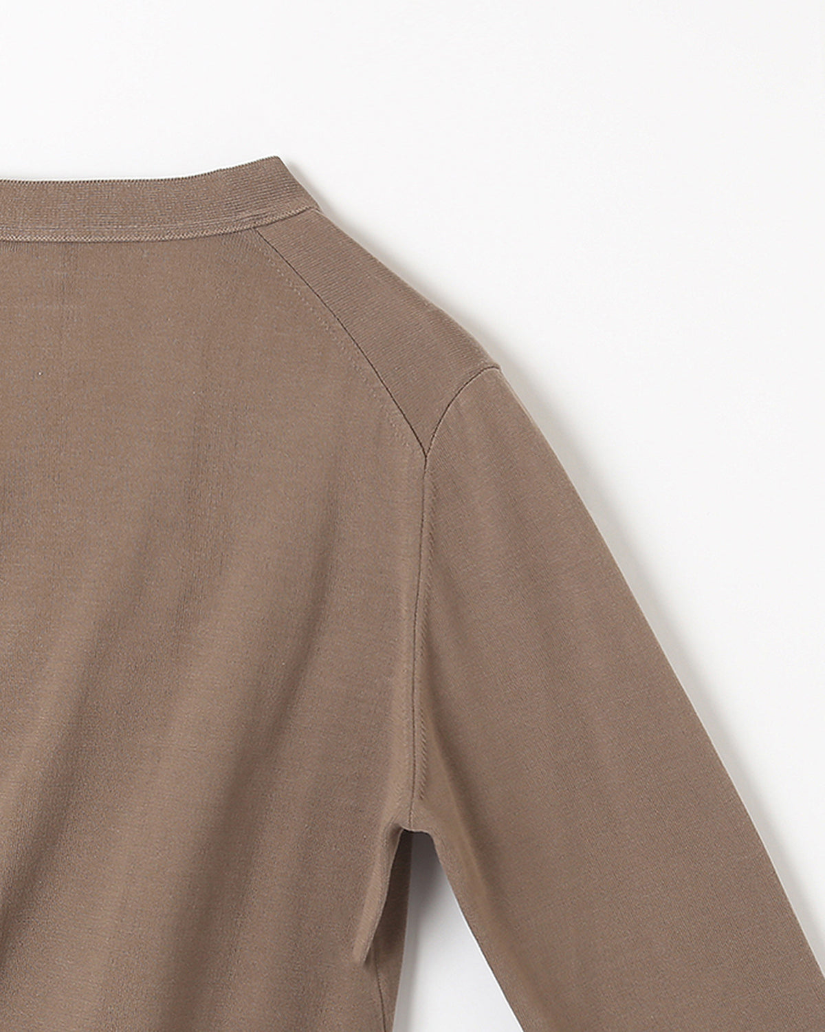 30G天竺コットン　Vネックカーディガン　SL10S-1200