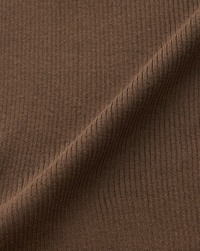 14Gリブ コットン 5分袖ラウンドネック　SL10S-1202