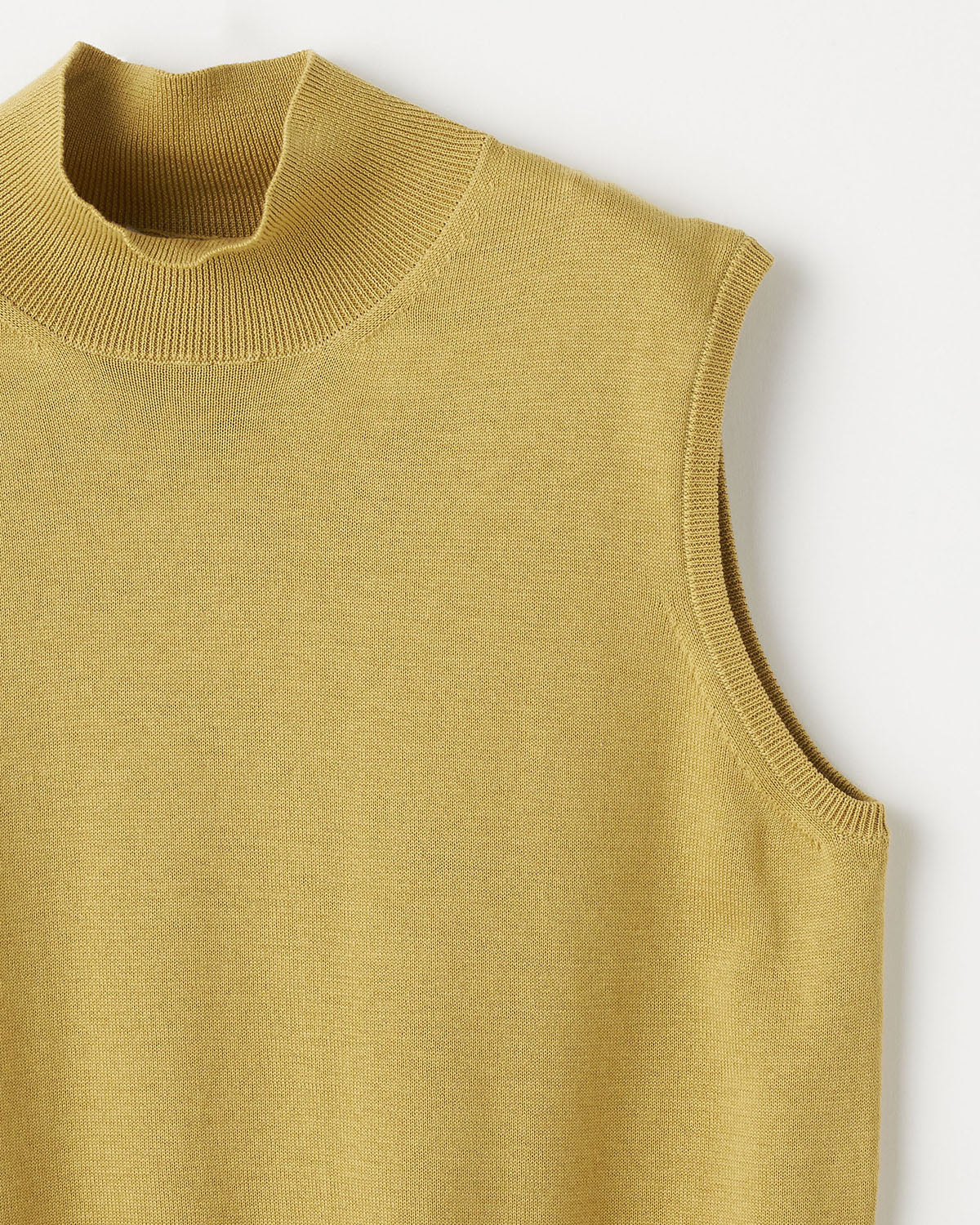 14G天竺 コットン ノースリーブハイネック　SL10S-1204