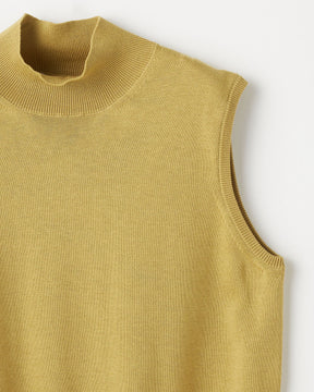 14G天竺 コットン ノースリーブハイネック　SL10S-1204