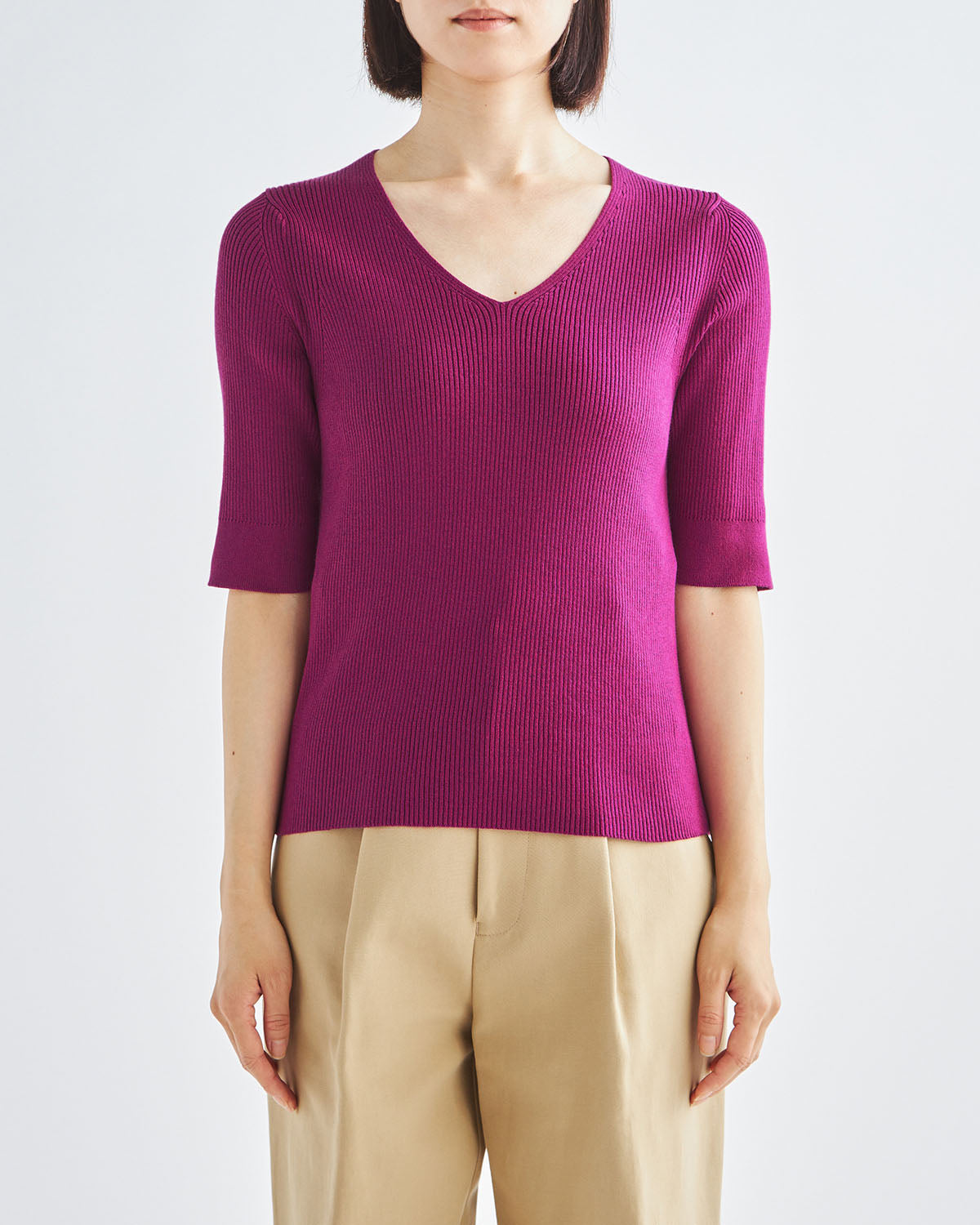 パープル　H166cm　着用サイズ：2