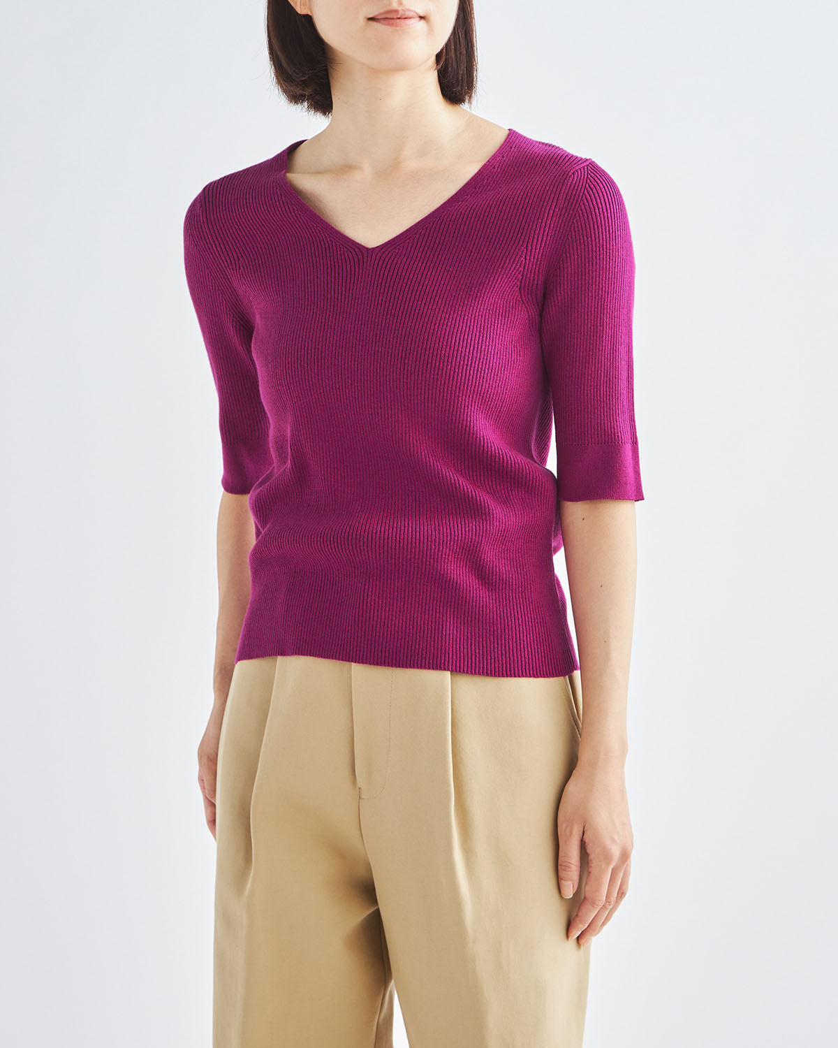 パープル　H166cm　着用サイズ：2