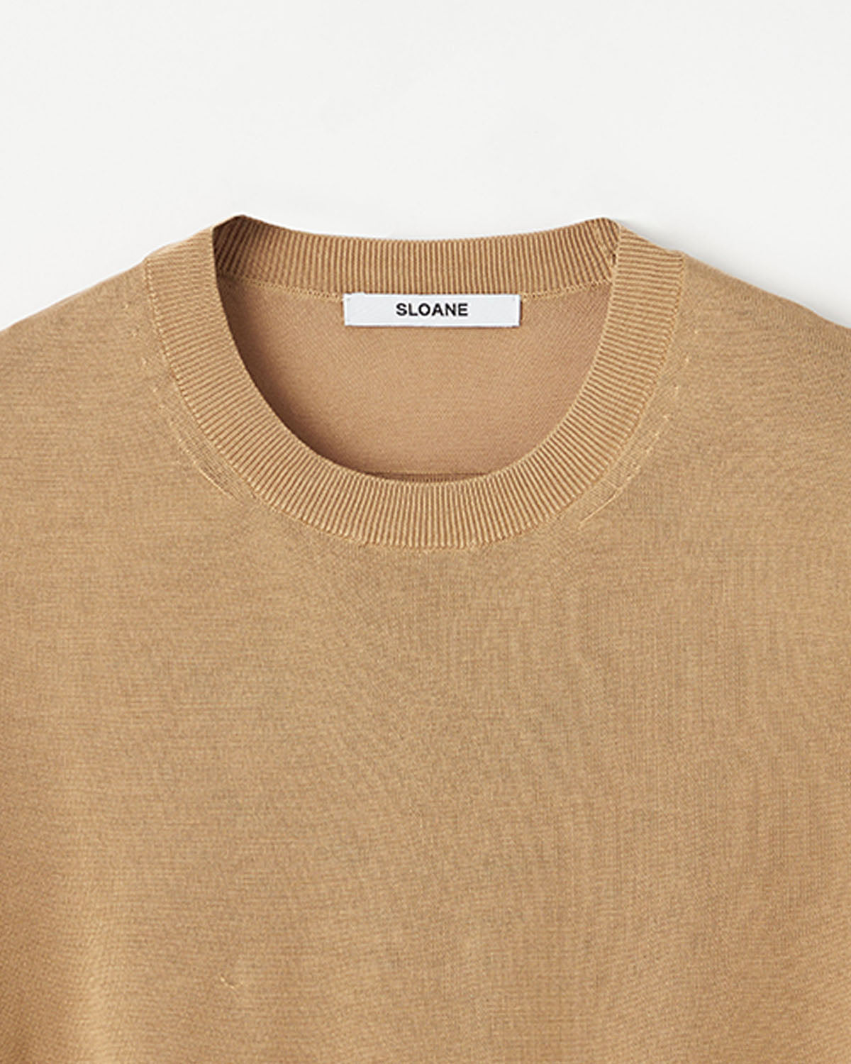 18G天竺 シルク  半袖クルーネック　SL10S-893