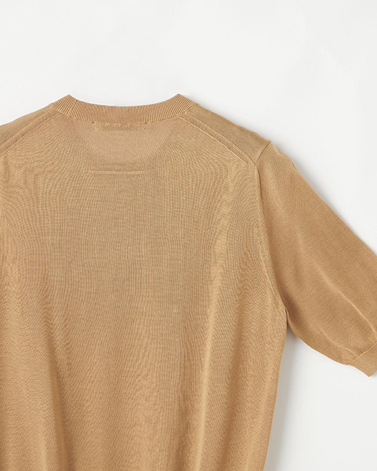 18G天竺 シルク  半袖クルーネック　SL10S-893