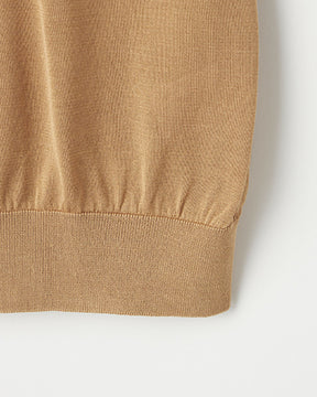 18G天竺 シルク  半袖クルーネック　SL10S-893