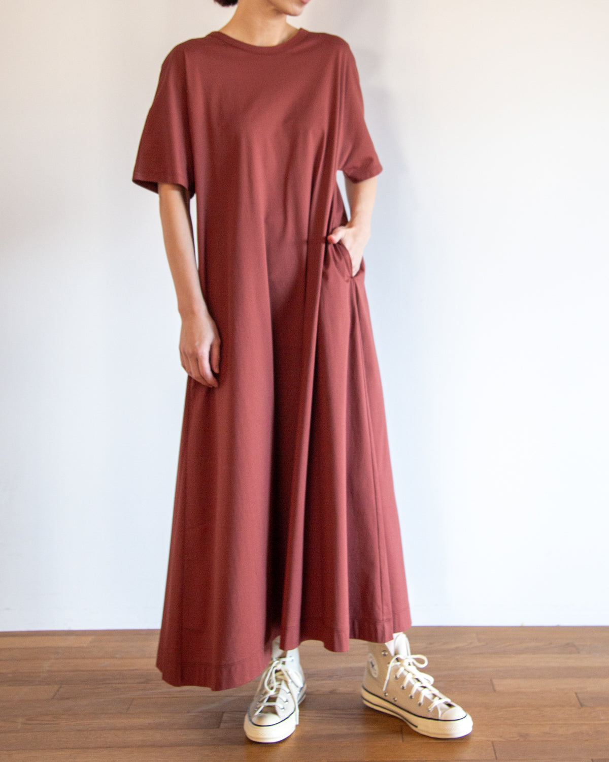 ブラウン　H160cm　着用サイズ：2