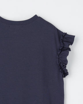 コットン フリルフレンチスリーブワンピース　SL10S-T1109