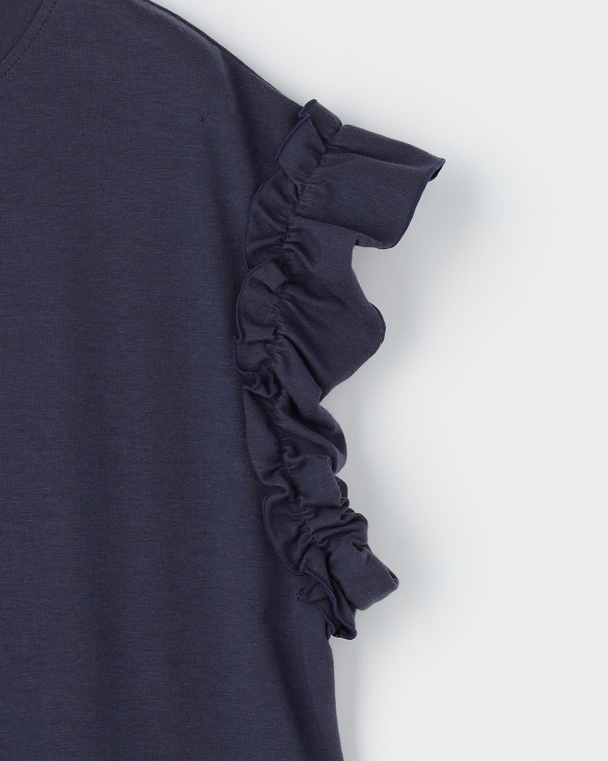 コットン フリルフレンチスリーブワンピース　SL10S-T1109