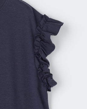 コットン フリルフレンチスリーブワンピース　SL10S-T1109