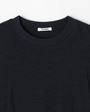 コットン×リネンドロップショルダーTシャツ　SL10S-T1131