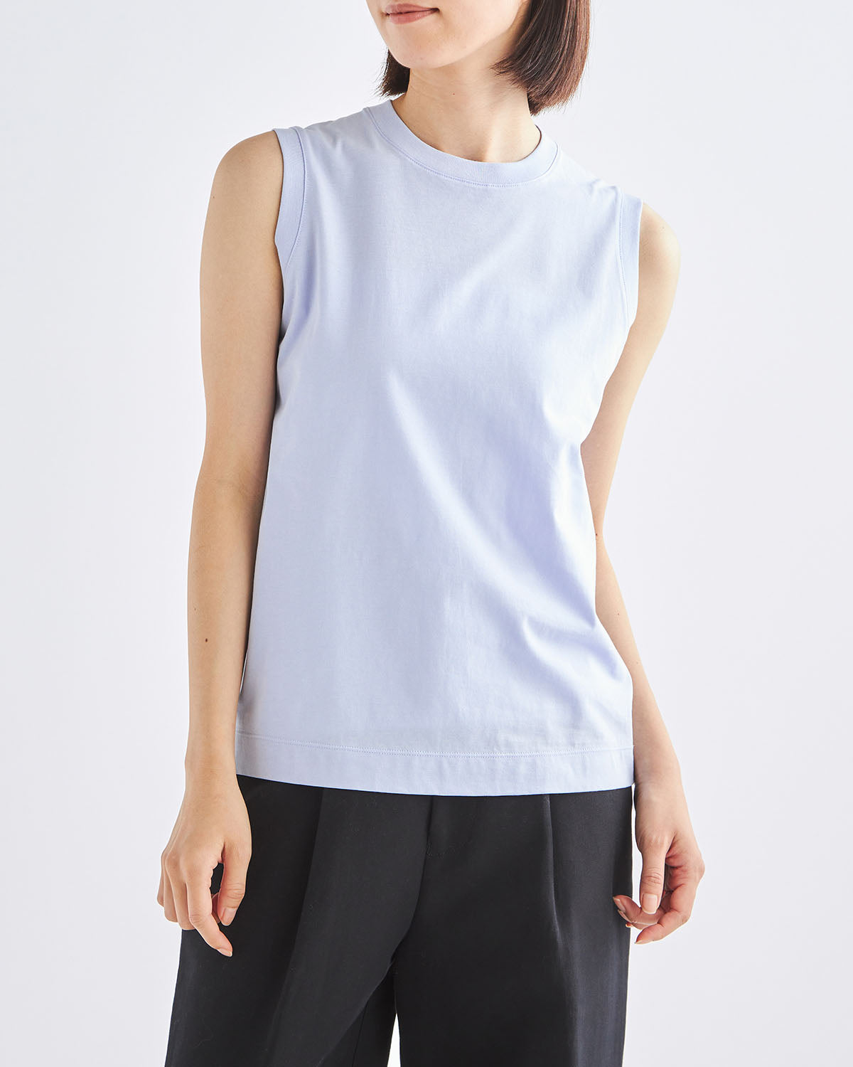 サックス　H166cm　着用サイズ：2