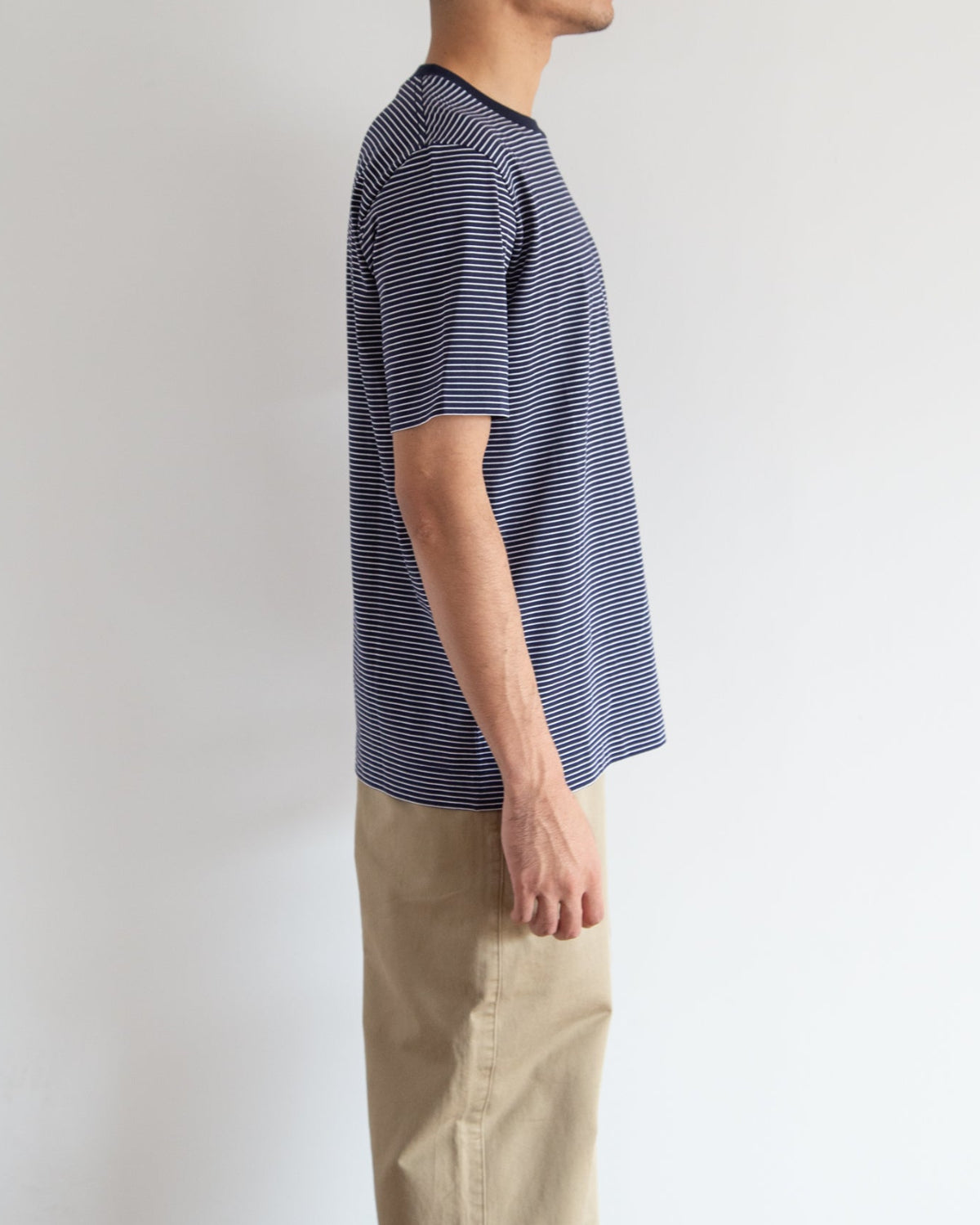 ネイビー×キャメル　H178cm　着用サイズ：5