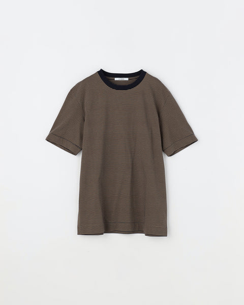 72/2コットン天竺 マイクロボーダーTシャツ SL10S-T1142